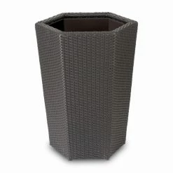 Flash Sale 👏 DMC Products Planter Pots Resin Wicker Vista Planter 😉 -Garden Planters & Plant Pots Sales Shop detail2DMC001