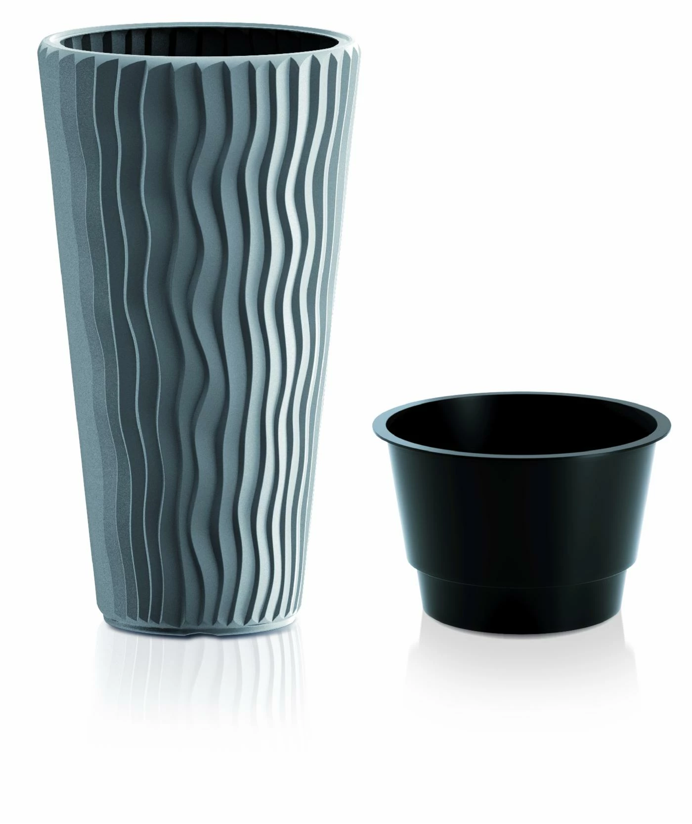 Flash Sale π€© Novelty Kasamodern Modern Round Planter Pot With Vertical Waves β 4 Flash Sale π€© Novelty Kasamodern Modern Round Planter Pot With Vertical Waves β - Image 4