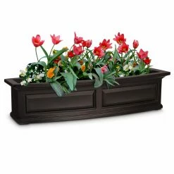 Top 10 🌟 Window Boxes Mayne 48-Inch Rectangle Polyethylene Nantucket Window Box 🔔 -Garden Planters & Plant Pots Sales Shop detail2MMI013
