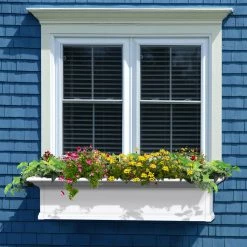 Best Sale π Window Boxes Mayne Yorkshire Rectangle Vinyl Window Box - White 𧨠9 Best Sale π Window Boxes Mayne Yorkshire Rectangle Vinyl Window Box - White 𧨠-Garden Planters & Plant Pots Sales Shop detail2MMI015