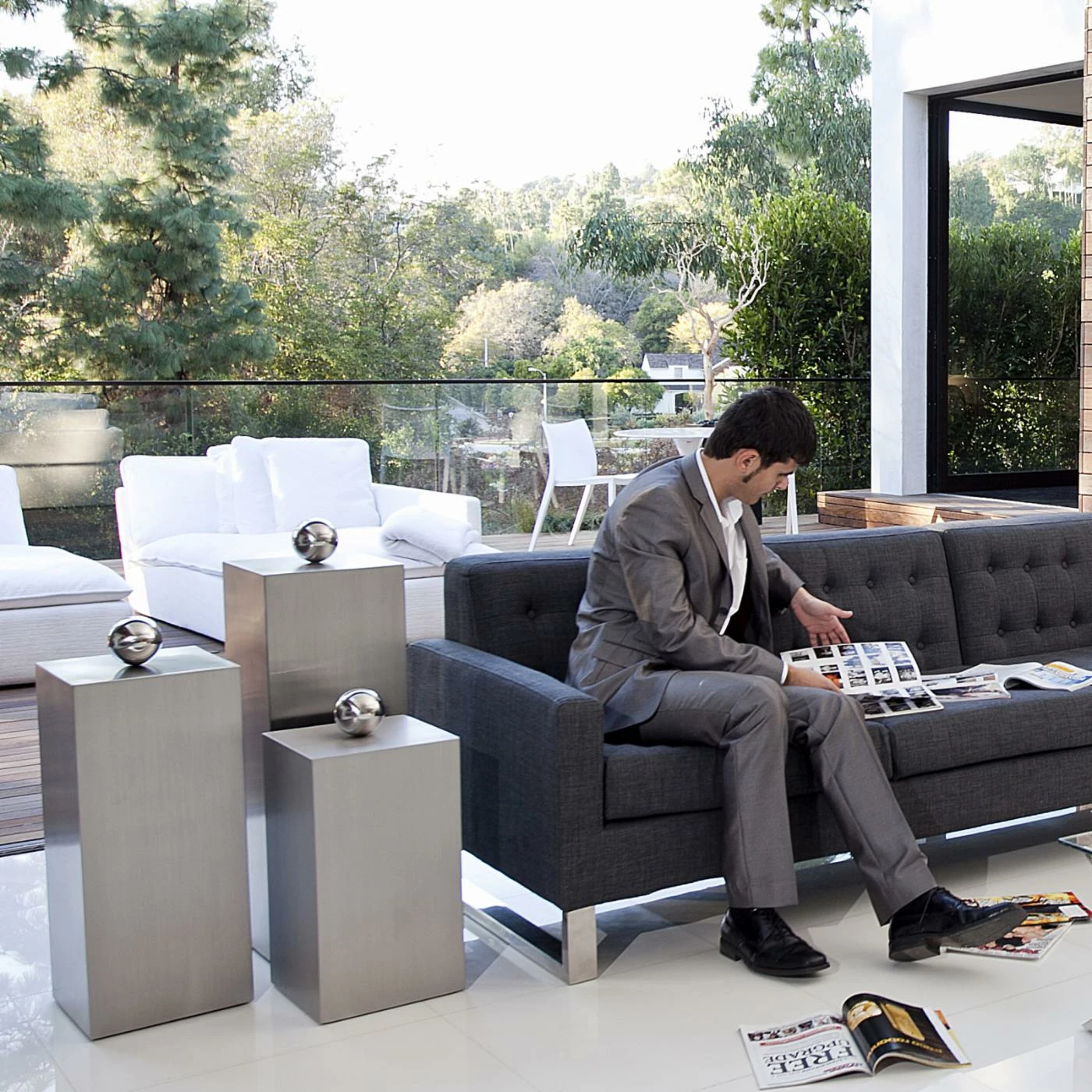 Buy โ๏ธ Planter Sets Pangea Home Ibiza 3 Piece Pedestal Planters ๐ 4 Buy โ๏ธ Planter Sets Pangea Home Ibiza 3 Piece Pedestal Planters ๐ - Image 4