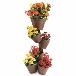 Hot Sale 👏 Novelty San Pacific International Precarious Planter Stand ✔️ -Garden Planters & Plant Pots Sales Shop detail2SAPI928