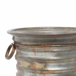 Best deal ✨ Novelty DecMode Metal Planter - Set Of 3 😍 -Garden Planters & Plant Pots Sales Shop detail2UMA2262