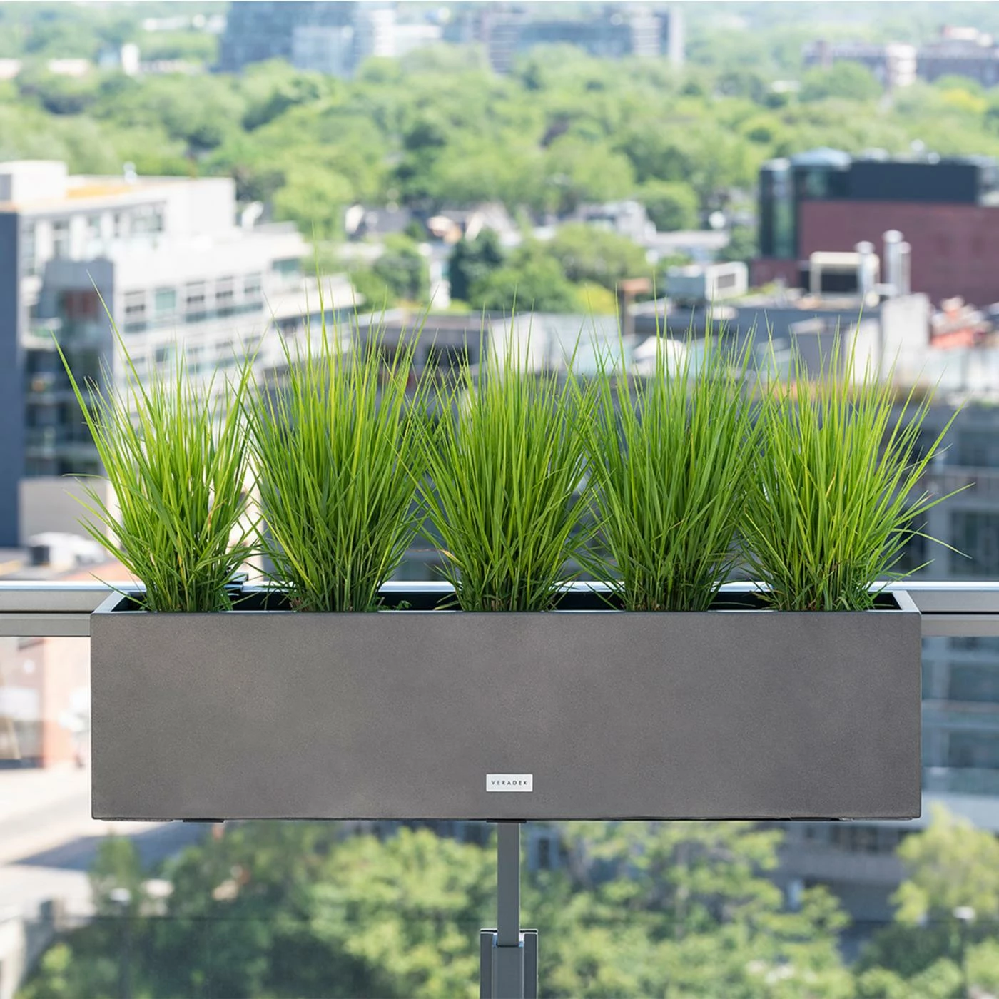 Discount π Commercial Veradek Metallic Series Railing Planter π 4 Discount π Commercial Veradek Metallic Series Railing Planter π - Image 4