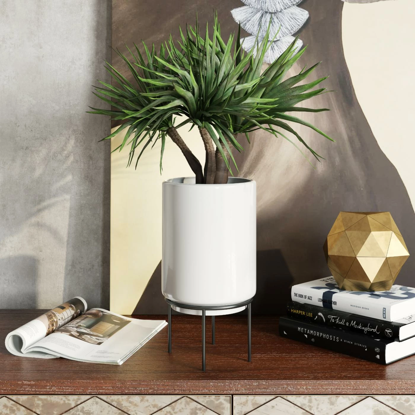 Best Sale π Novelty Aspire Home Accents Jemina Mid Century Ceramic Planter π 5 Best Sale π Novelty Aspire Home Accents Jemina Mid Century Ceramic Planter π - Image 5