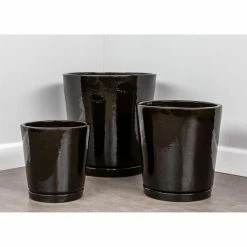 Hot Sale 🥰 Planter Sets Campania International I/O Series Tapered Cylinder - Set Of 3 🌟 -Garden Planters & Plant Pots Sales Shop detail3CIB2787