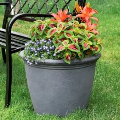 Cheap 🛒 Planter Pots Sunnydaze Decor Anjelica Unbreakable Double-Walled UV Resistant Flower Pot Planter 🧨 -Garden Planters & Plant Pots Sales Shop detail3NETH1178