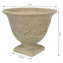 Flash Sale 🔔 Planter Pots Sunnydaze Decor Darcy Heavy Duty Double-Walled Fade Resistant Flower Pot Planter 🤩 -Garden Planters & Plant Pots Sales Shop detail3NETH1182