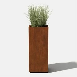 Flash Sale 🔥 Commercial Veradek Metallic Series PEDESTAL Planter - Corten Steel 😍 -Garden Planters & Plant Pots Sales Shop detail3VERA031