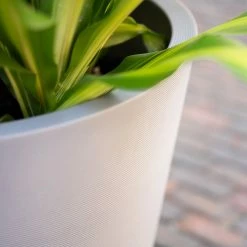 Budget ⌛ Commercial Veradek Pro Series Curve 30 In. Grooved Outdoor Round Planter ✨ -Garden Planters & Plant Pots Sales Shop detail3VERA046