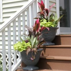 Flash Sale 🔔 Planter Pots Sunnydaze Decor Darcy Heavy Duty Double-Walled Fade Resistant Flower Pot Planter 🤩 -Garden Planters & Plant Pots Sales Shop detail4NETH1182