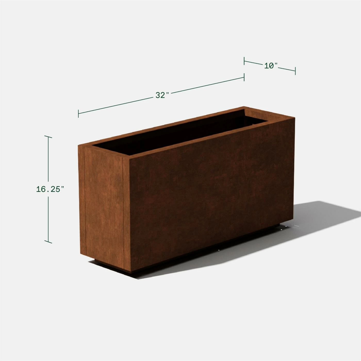 Buy π Commercial Veradek Metallic Series Long Box Planter - Corten Steel βοΈ 7 Buy π Commercial Veradek Metallic Series Long Box Planter - Corten Steel βοΈ - Image 7
