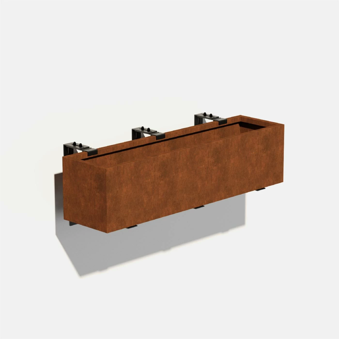 Discount π Commercial Veradek Metallic Series Railing Planter π 7 Discount π Commercial Veradek Metallic Series Railing Planter π - Image 7