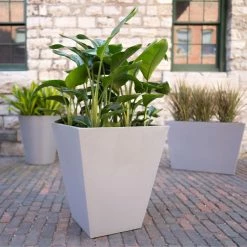 Wholesale 😍 Commercial Veradek Pro Series Linear 30 In. Grooved Outdoor Square Planter ❤️ -Garden Planters & Plant Pots Sales Shop detail4VERA047