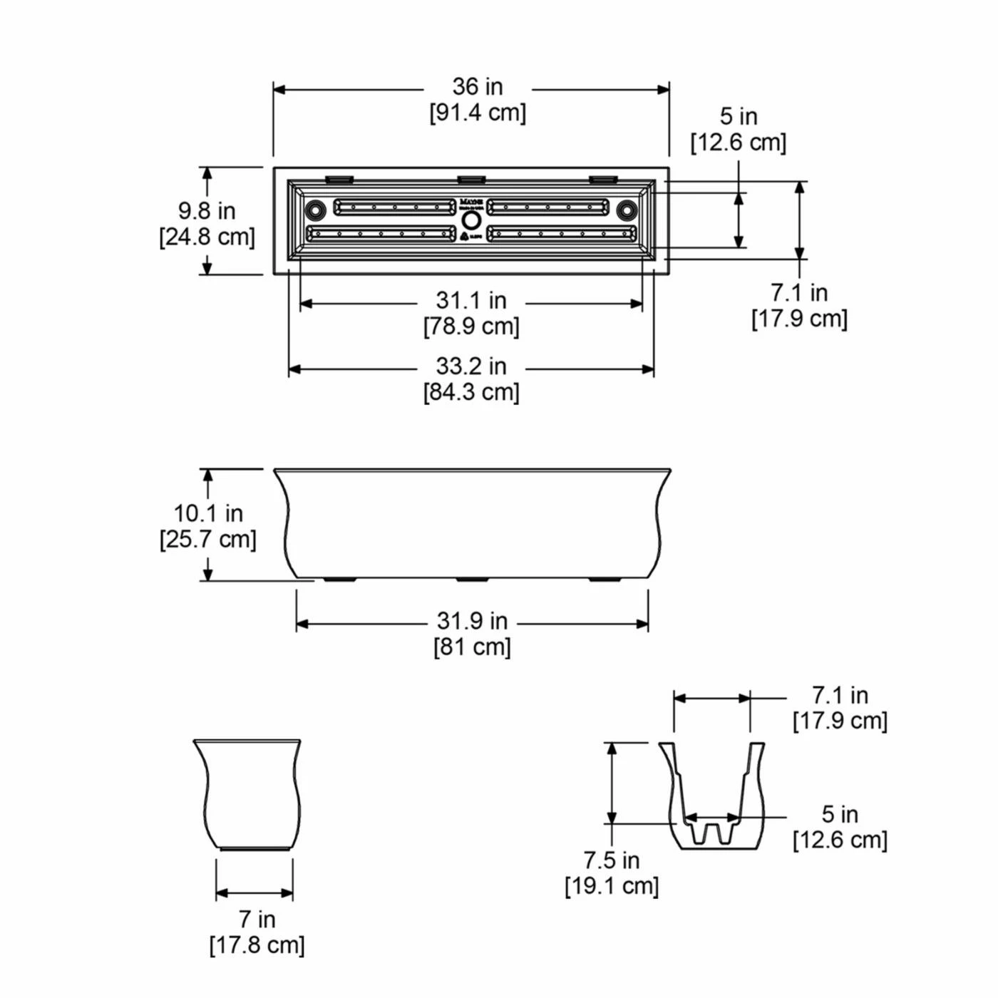 Best deal π Window Boxes Belham Living Valencia Window Box 𧨠8 Best deal π Window Boxes Belham Living Valencia Window Box 𧨠- Image 8