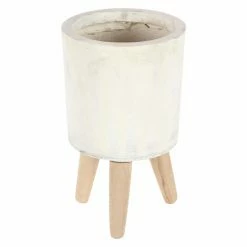 Outlet 🛒 Novelty DecMode Cylinder Fiberglass Planters - Set Of 3 ⌛ -Garden Planters & Plant Pots Sales Shop detail5UMA8706