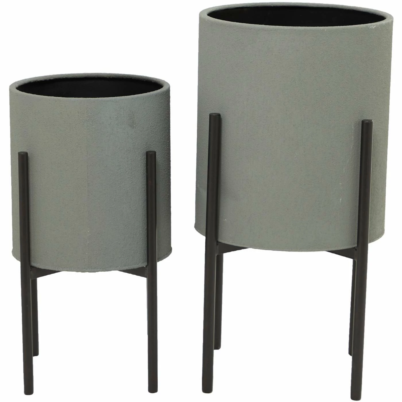 New βοΈ Novelty DecMode Raised Metal Planters - Set Of 2 π 8 New βοΈ Novelty DecMode Raised Metal Planters - Set Of 2 π - Image 8