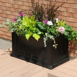 Best Sale 🛒 Trough Mayne Rectangle Polyethylene Fairfield Patio Planter 😀 -Garden Planters & Plant Pots Sales Shop detail6MMI005