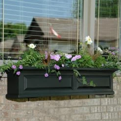 Top 10 🌟 Window Boxes Mayne 48-Inch Rectangle Polyethylene Nantucket Window Box 🔔 -Garden Planters & Plant Pots Sales Shop detail6MMI013