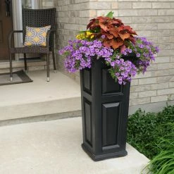 Cheapest 🔥 Planter Pots Mayne Nantucket Self-Watering Tall Patio Planter 😍 -Garden Planters & Plant Pots Sales Shop detail6MMI019