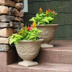 Flash Sale 🔔 Planter Pots Sunnydaze Decor Darcy Heavy Duty Double-Walled Fade Resistant Flower Pot Planter 🤩 -Garden Planters & Plant Pots Sales Shop detail6NETH1182