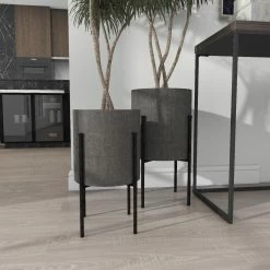 New βοΈ Novelty DecMode Raised Metal Planters - Set Of 2 π 18 New βοΈ Novelty DecMode Raised Metal Planters - Set Of 2 π -Garden Planters & Plant Pots Sales Shop detail6UMA8707