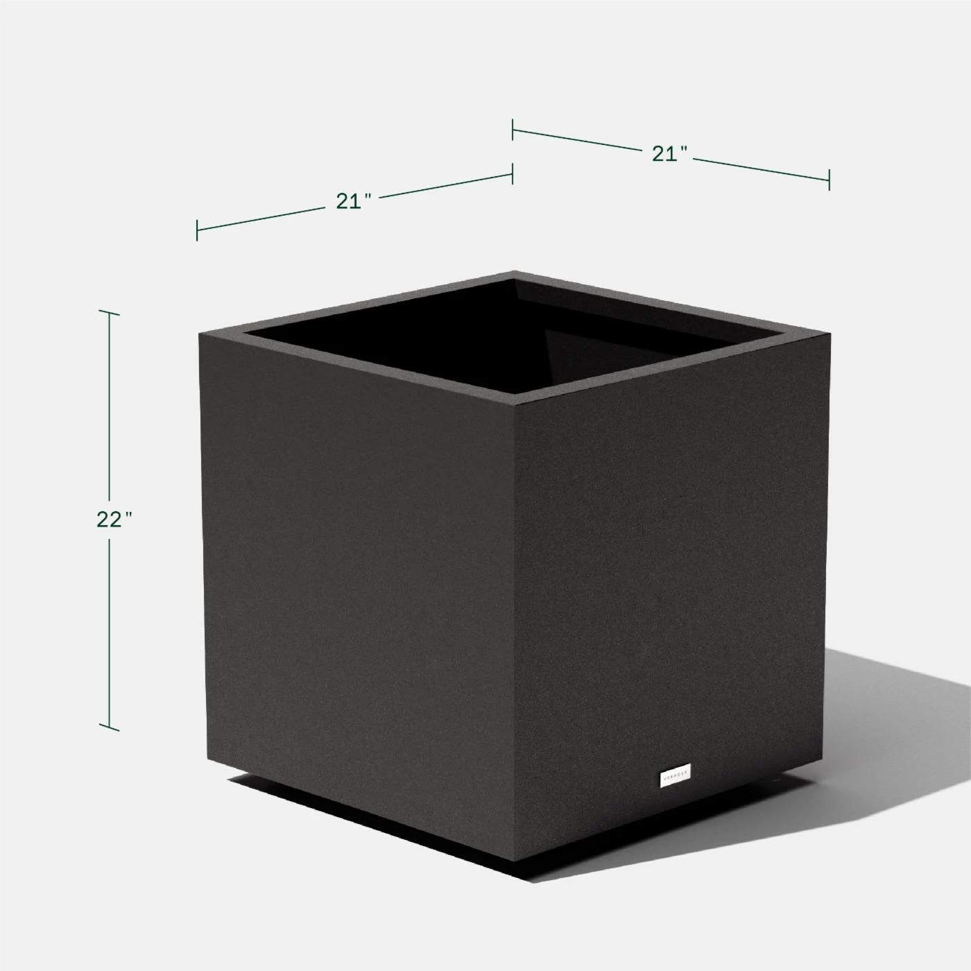 Cheap π Commercial Veradek Metallic Series CUBE Planter π 9 Cheap π Commercial Veradek Metallic Series CUBE Planter π - Image 9