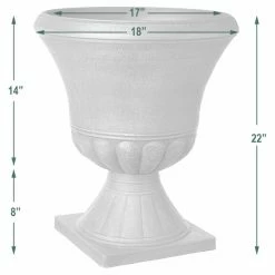 Deals 😍 Arcadia Garden Arcadia PSW Hamilton Urn Planter 😀 -Garden Planters & Plant Pots Sales Shop detail7ARGP085