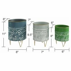 New 🔥 Planter Sets Aspire Home Accents Laurent Modern Planter - Set Of 3 😉 -Garden Planters & Plant Pots Sales Shop detail7ASP1151