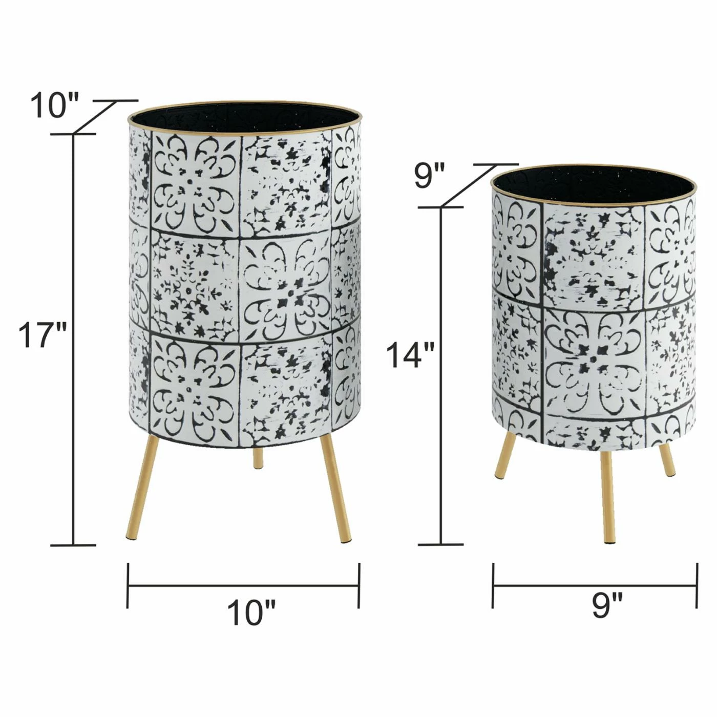 Best Sale π Planter Sets Aspire Home Accents Bantu Modern Planter - Set Of 2 π― 5 Best Sale π Planter Sets Aspire Home Accents Bantu Modern Planter - Set Of 2 π― - Image 5