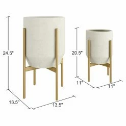 Promo ๐ Planter Sets Aspire Home Accents Nori Mid-Century Modern Planter - Set Of 2 โ๏ธ 11 Promo ๐ Planter Sets Aspire Home Accents Nori Mid-Century Modern Planter - Set Of 2 โ๏ธ -Garden Planters & Plant Pots Sales Shop detail7ASP1153