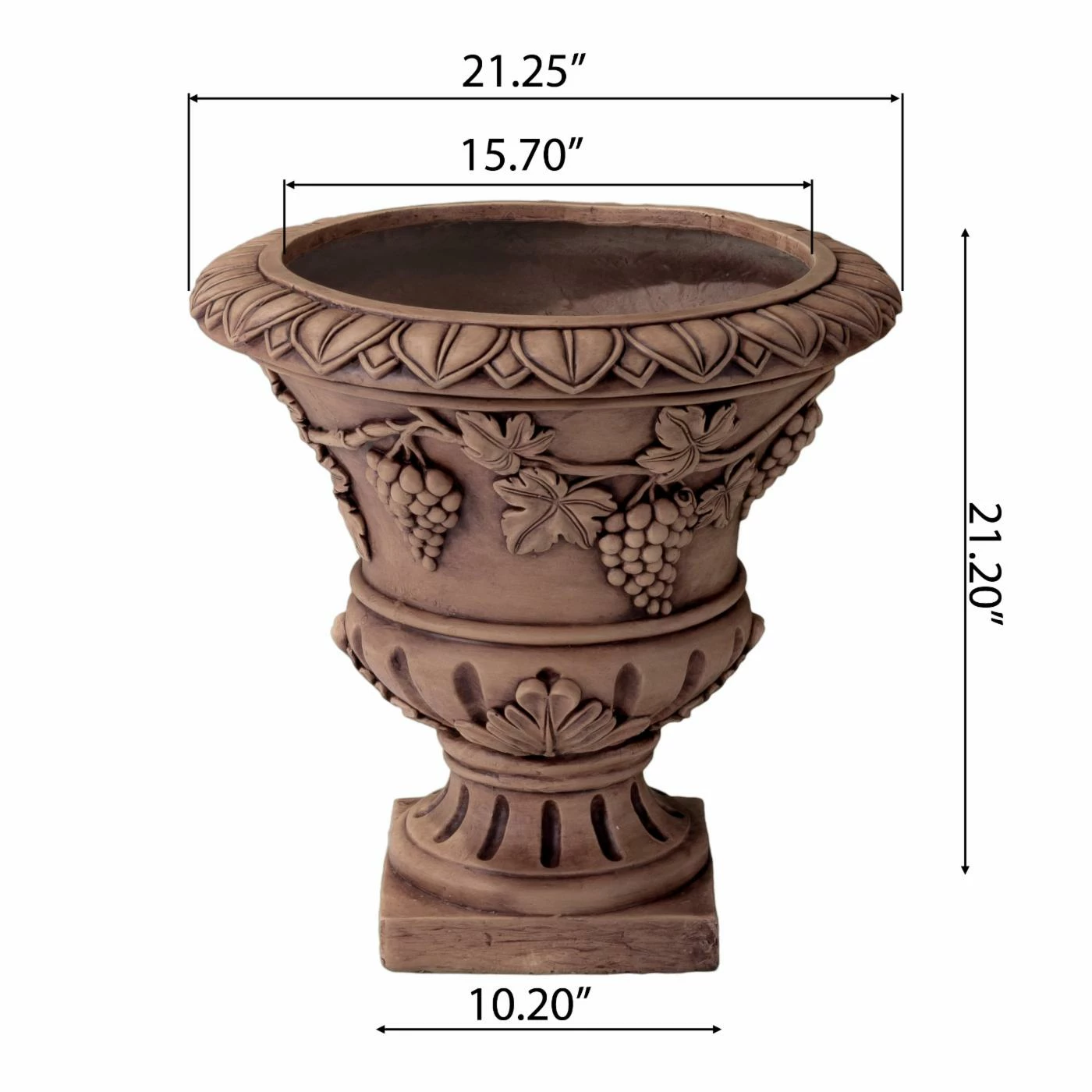Deals ๐ Best Selling Home Roman 21 In. Light Brown Urn Planter โ 6 Deals ๐ Best Selling Home Roman 21 In. Light Brown Urn Planter โ - Image 6