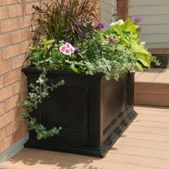 Best Sale 🛒 Trough Mayne Rectangle Polyethylene Fairfield Patio Planter 😀 -Garden Planters & Plant Pots Sales Shop detail7MMI005