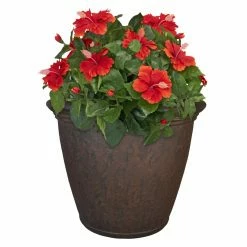 Cheap 🛒 Planter Pots Sunnydaze Decor Anjelica Unbreakable Double-Walled UV Resistant Flower Pot Planter 🧨 -Garden Planters & Plant Pots Sales Shop detail7NETH1178