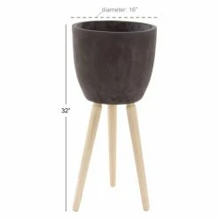 Outlet 🔔 Novelty DecMode Clay Planter 🤩 -Garden Planters & Plant Pots Sales Shop detail7UMA8714
