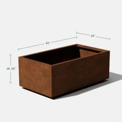 Buy π Commercial Veradek Metallic Series Long Box Planter - Corten Steel βοΈ 19 Buy π Commercial Veradek Metallic Series Long Box Planter - Corten Steel βοΈ -Garden Planters & Plant Pots Sales Shop detail7VERA022