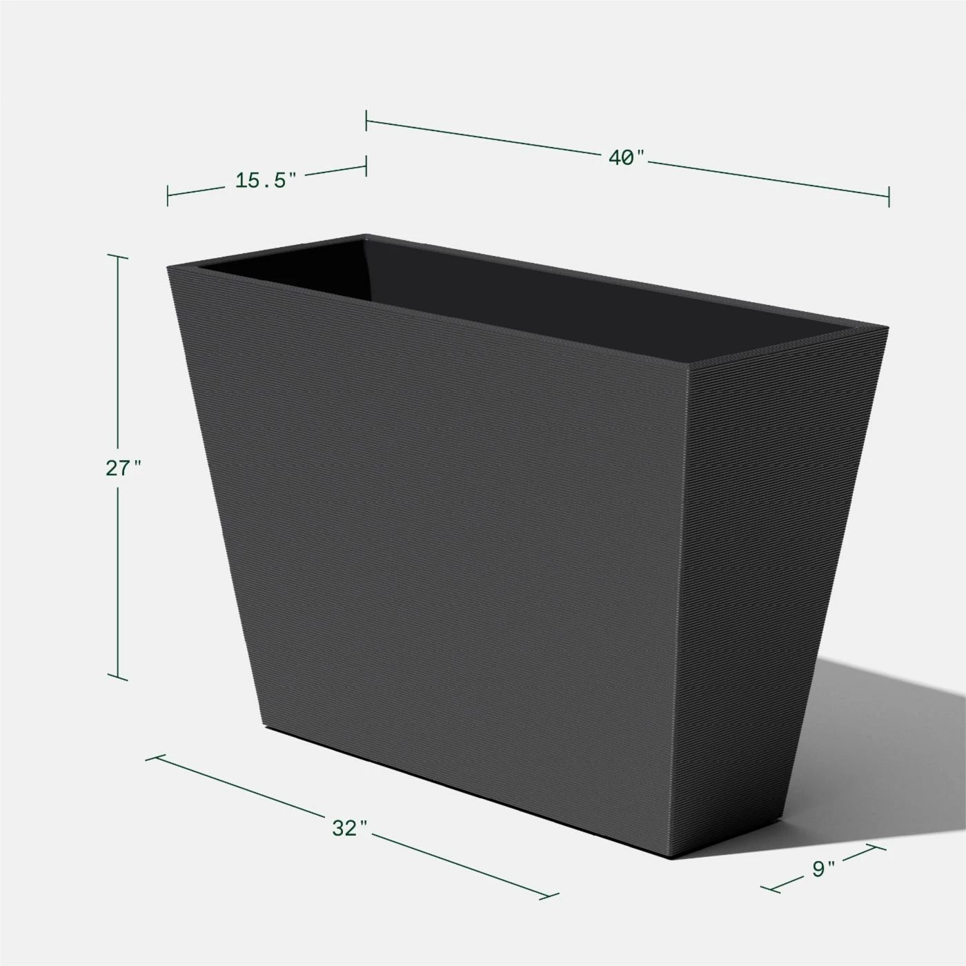 Hot Sale π Commercial Veradek Pro Series Partition 40 In. Grooved Outdoor Rectangle Planter βοΈ 8 Hot Sale π Commercial Veradek Pro Series Partition 40 In. Grooved Outdoor Rectangle Planter βοΈ - Image 8