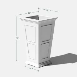 Coupon 👏 Commercial Veradek Brixton Tall Planter Box 💯 -Garden Planters & Plant Pots Sales Shop detail7VERA072