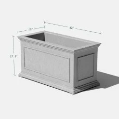 Cheap ⌛ Planter Boxes Veradek Brixton Rectangular Planter Box ✔️ -Garden Planters & Plant Pots Sales Shop detail7VERA074