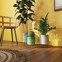 New 🔥 Planter Sets Aspire Home Accents Laurent Modern Planter - Set Of 3 😉 -Garden Planters & Plant Pots Sales Shop detailASP1151