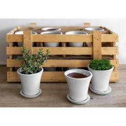 Budget 😀 Planter Pots Campania International 16 Audrey Planters With Crate 🧨 -Garden Planters & Plant Pots Sales Shop detailCIB2778