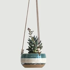 Deals π 3R Studios Striped Stoneware Hanging Planter With Cotton Rope And Wood Beads β¨ 5 Deals π 3R Studios Striped Stoneware Hanging Planter With Cotton Rope And Wood Beads β¨ -Garden Planters & Plant Pots Sales Shop detailCREC1841