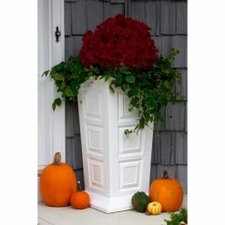 New ✔️ Planter Pots Good Ideas Savannah Tall Square Resin Planter 😍 -Garden Planters & Plant Pots Sales Shop detailGID086