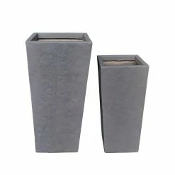 Best reviews of 🔔 Commercial Kasamodern Modern Square Slate Stone Pot Planter 👍 -Garden Planters & Plant Pots Sales Shop detailLAKA052