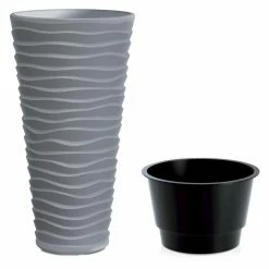 Budget π₯ Novelty Kasamodern Modern Round Planter Pot With Horizontal Waves 𧨠9 Budget π₯ Novelty Kasamodern Modern Round Planter Pot With Horizontal Waves 𧨠-Garden Planters & Plant Pots Sales Shop detailLAKA054