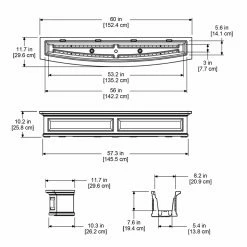 Best Sale 🤩 Window Boxes Mayne 60-Inch Nantucket Polyethylene Window Box ✔️ -Garden Planters & Plant Pots Sales Shop detailMMI020
