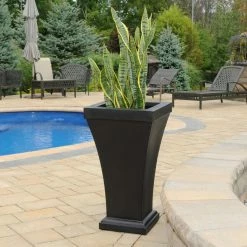 Wholesale 🥰 Planter Pots Mayne Bordeaux Tall Patio Planter ✨ -Garden Planters & Plant Pots Sales Shop detailMMI114