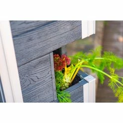 Hot Sale 🌟 Planter Boxes Vita Urbana Vinyl 2 Tired Outdoor Pillar Planter ⌛ -Garden Planters & Plant Pots Sales Shop detailNEA184