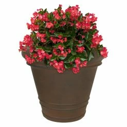 Best Sale 🧨 Planter Pots Sunnydaze Decor Crozier Heavy Duty Double-Walled Fade Resistant Flower Pot Planter 🧨 -Garden Planters & Plant Pots Sales Shop detailNETH1181