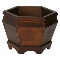 Cheapest π Novelty Nearly Natural Wooden Hexagon Decorative Planters - Set Of 3 π 6 Cheapest π Novelty Nearly Natural Wooden Hexagon Decorative Planters - Set Of 3 π -Garden Planters & Plant Pots Sales Shop detailNN1129